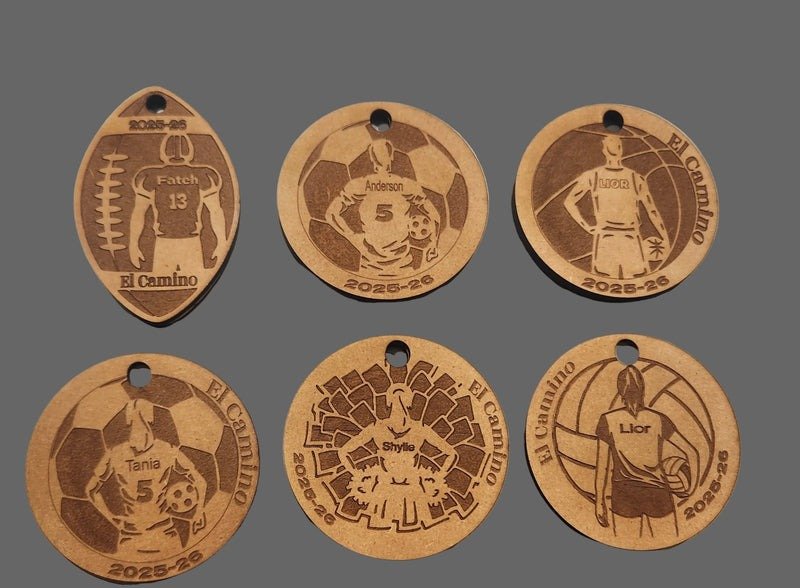 Personalized Engraved Medallion – Sports & Team Ornament